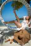 North Myrtle Beach: beach, WOMAN, swing