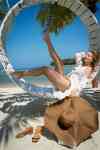 Myrtle Beach: beach, WOMAN, swing